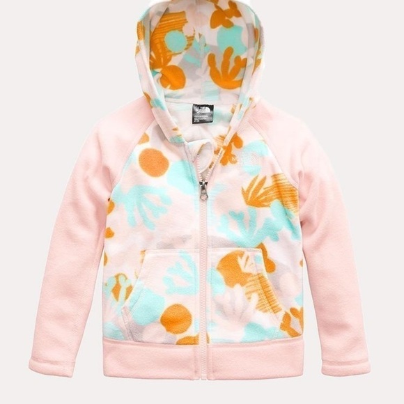THE NORTH FACE INFANT GLACIER HOODIE pink 18/24M - Picture 1 of 3
